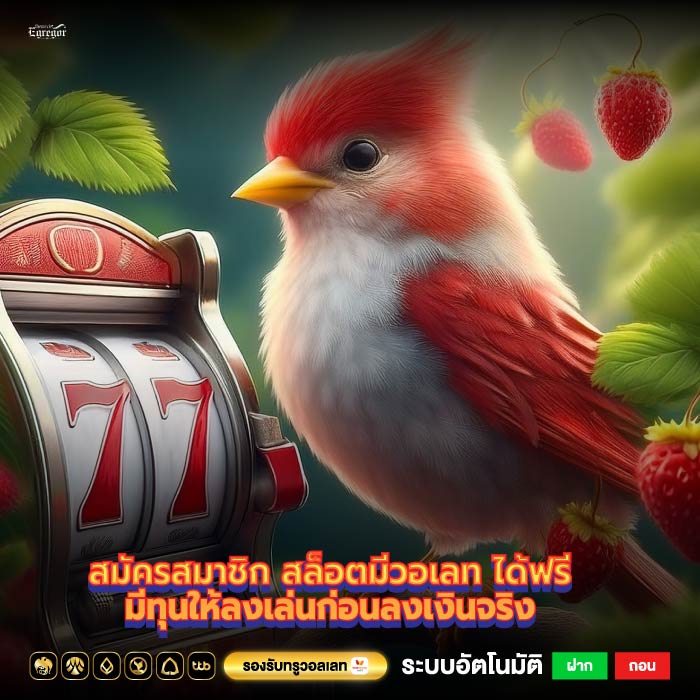 สมัครสมาชิกสล็อตมีวอเลทได้ฟรีมีทุนให้ลงเล่นก่อนลงเงินจริง